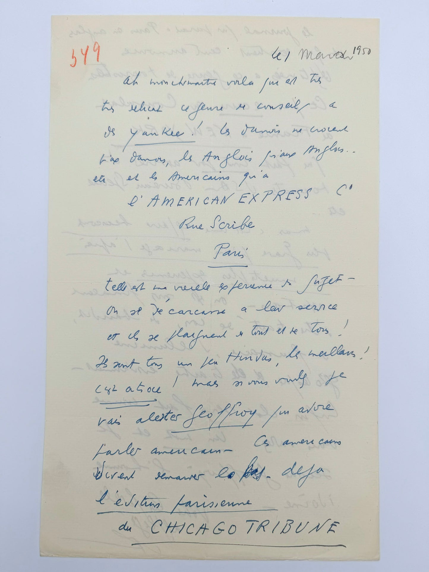 L.A.S. Louis-Ferdinand Céline à Thorvald Mikkelsen