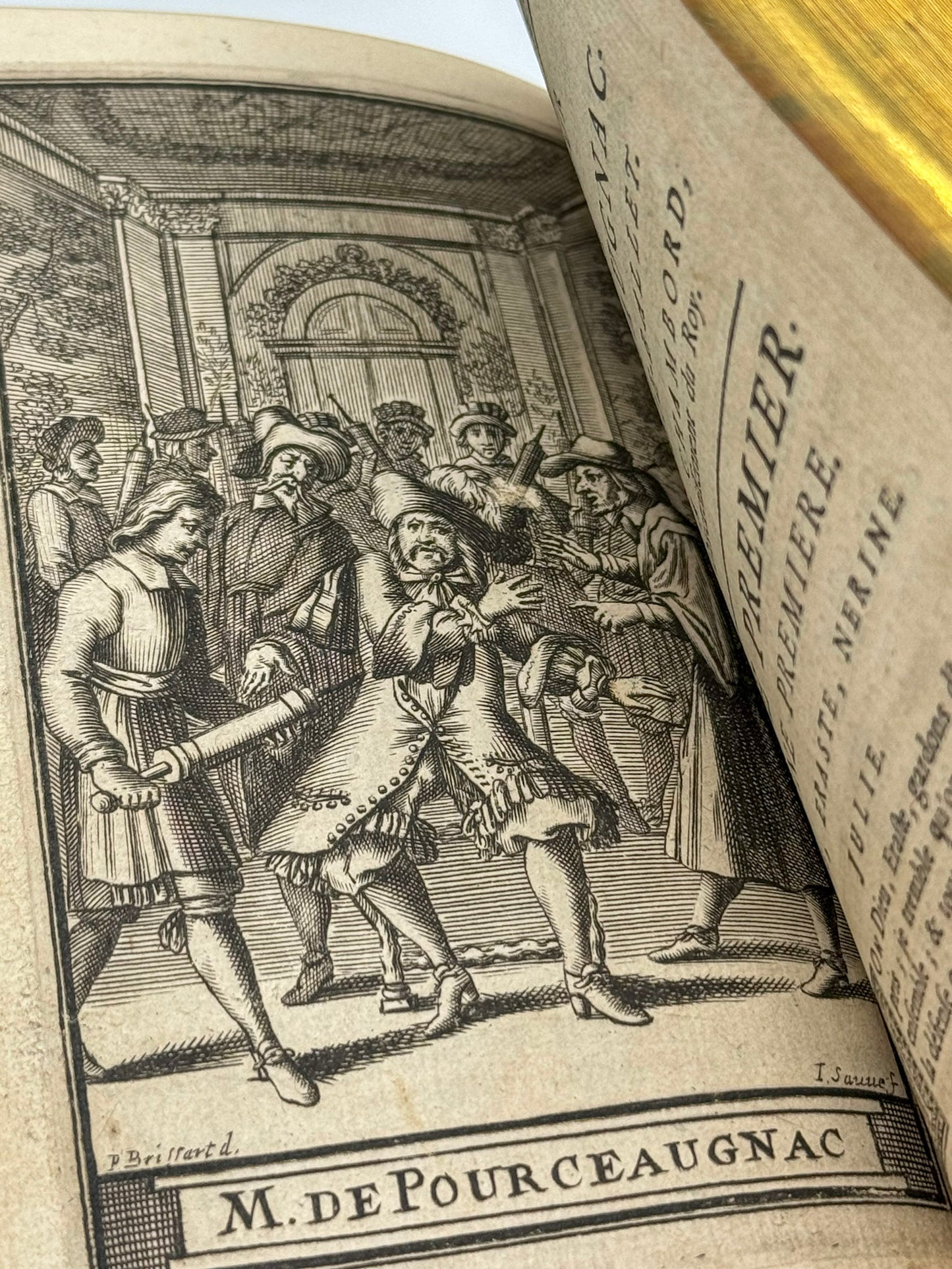 Les Œuvres de Monsieur de Molière. Reveuës, corrigées & augmentées. Enrichies de Figures en Taille-douce.