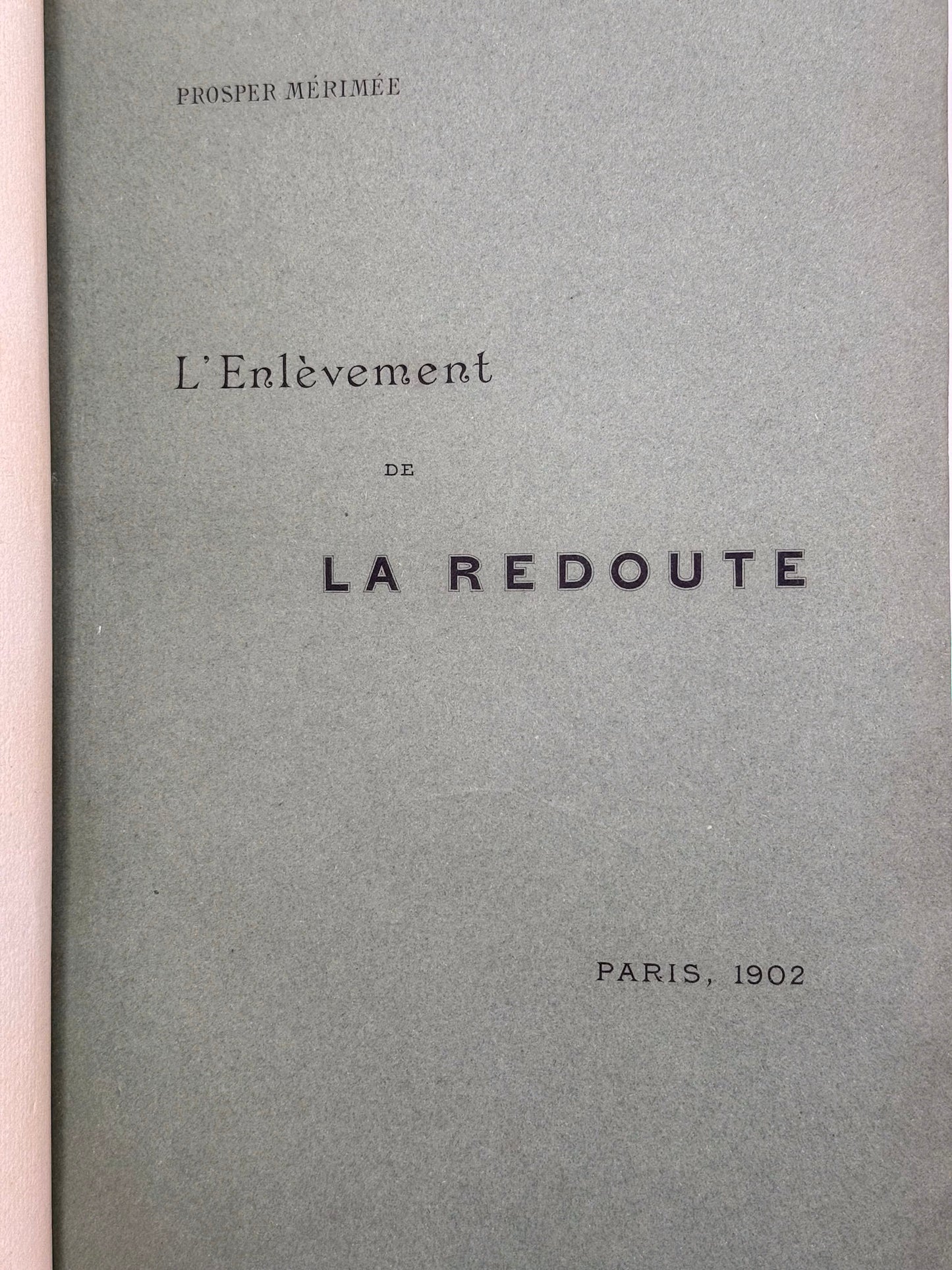 L'enlèvement de la Redoute
