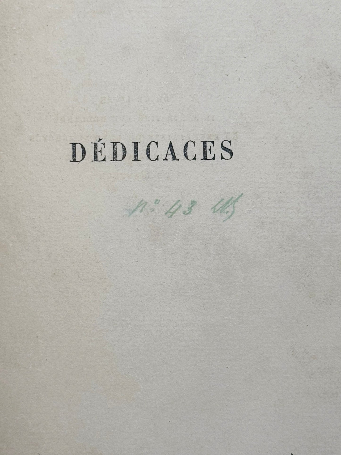 Dédicaces