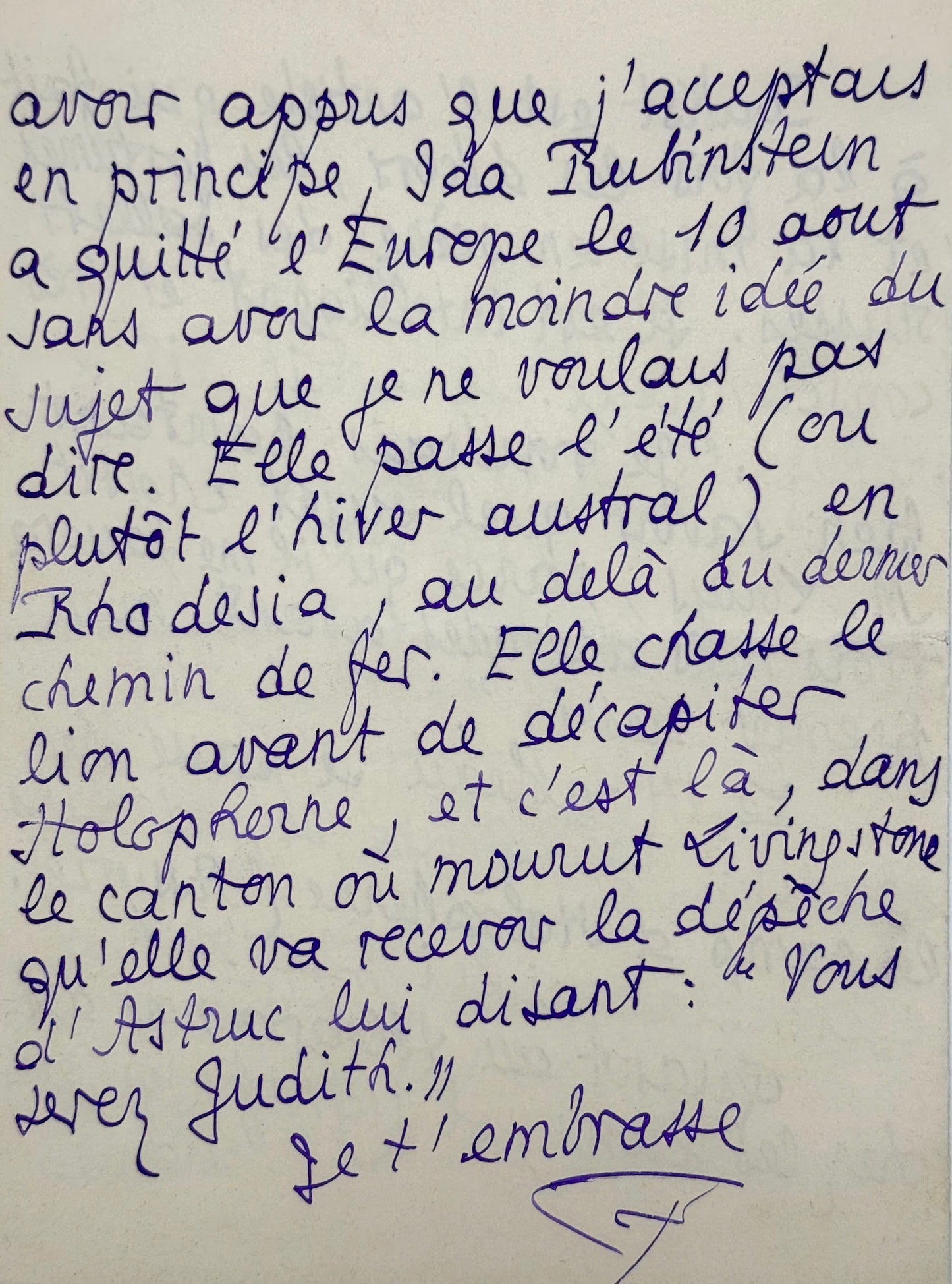 Lettre autographe signée, Louÿs