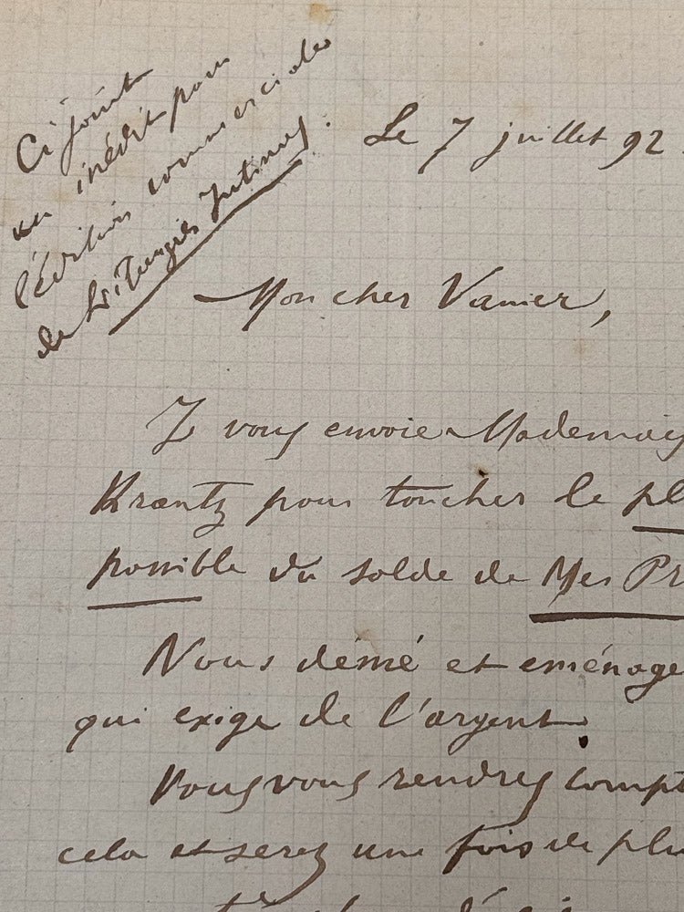L.A.S. Verlaine à Léon Vanier