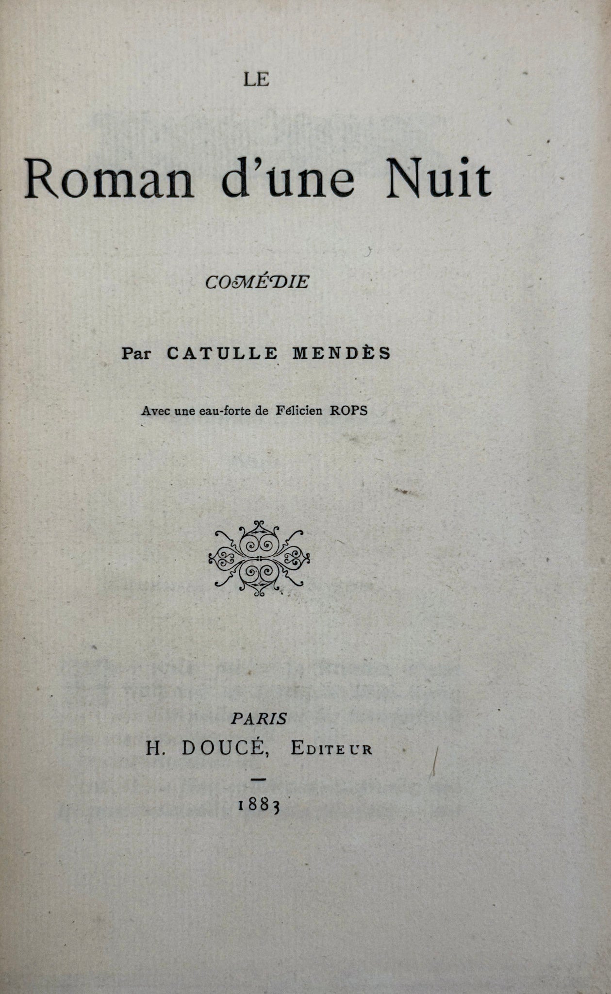 Le Roman d'une nuit