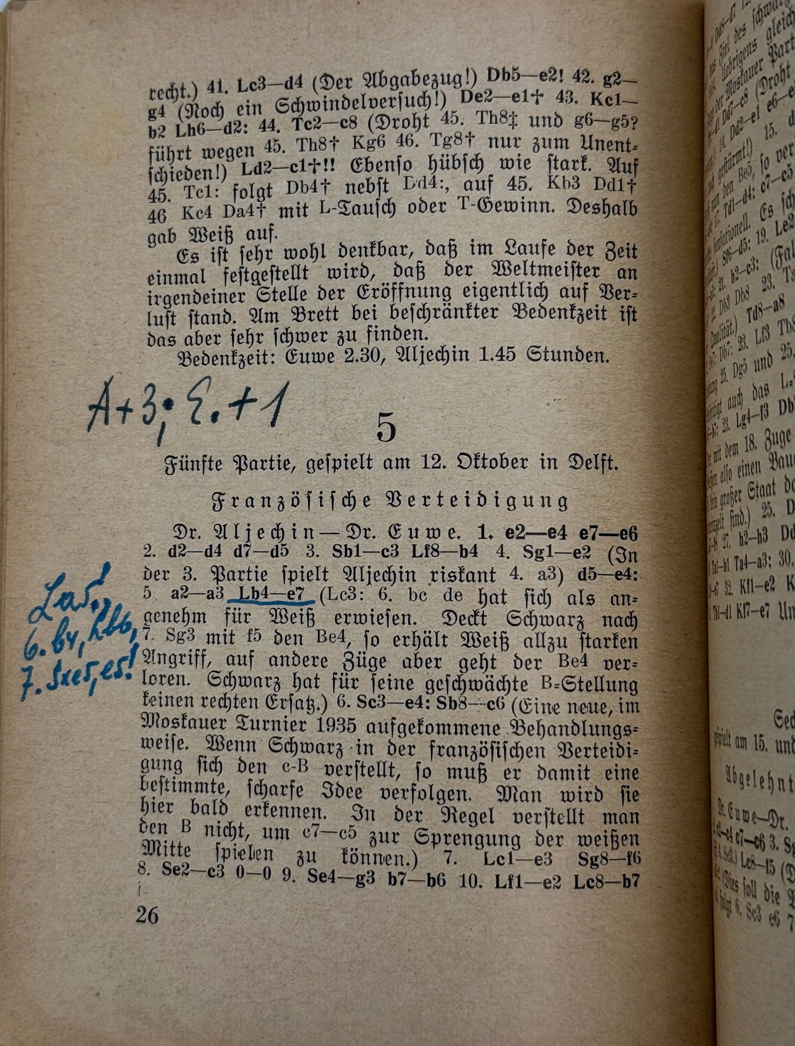 Aljechin - Euwe. Der Wettkampf um die Schachweltmeisterschaft 1935