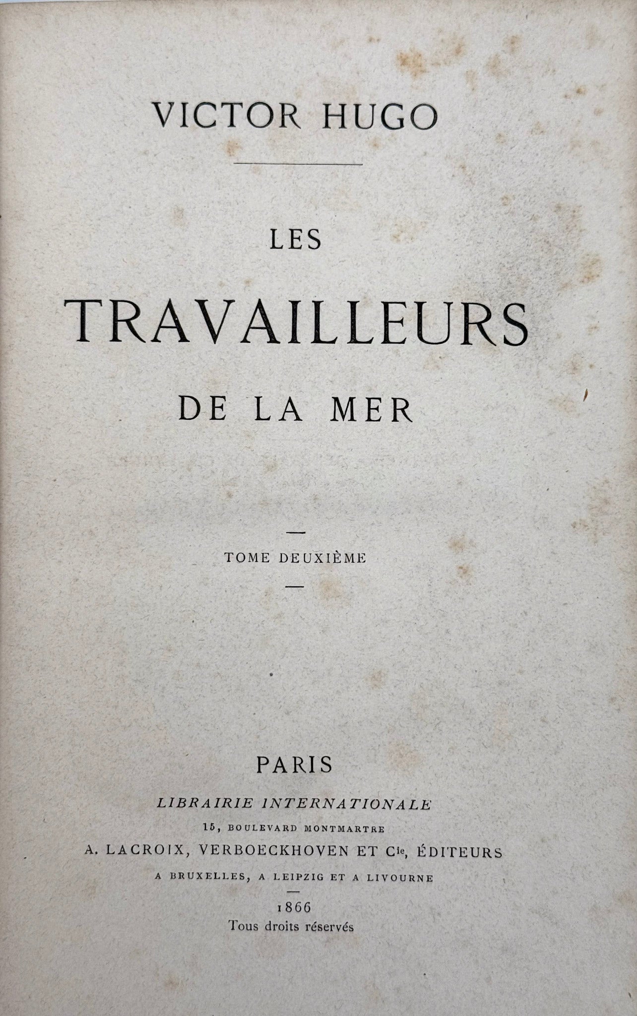 Les Travailleurs de la Mer