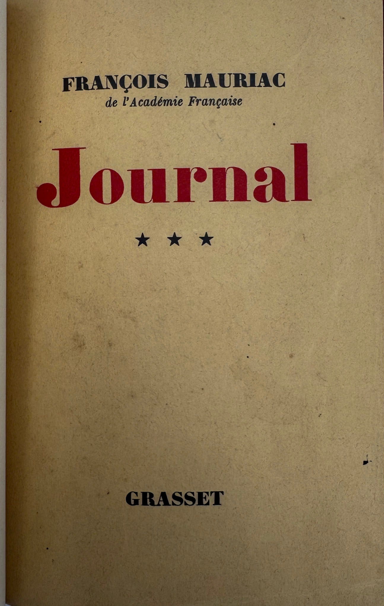 Journal I. - Journal II. - Journal III.
