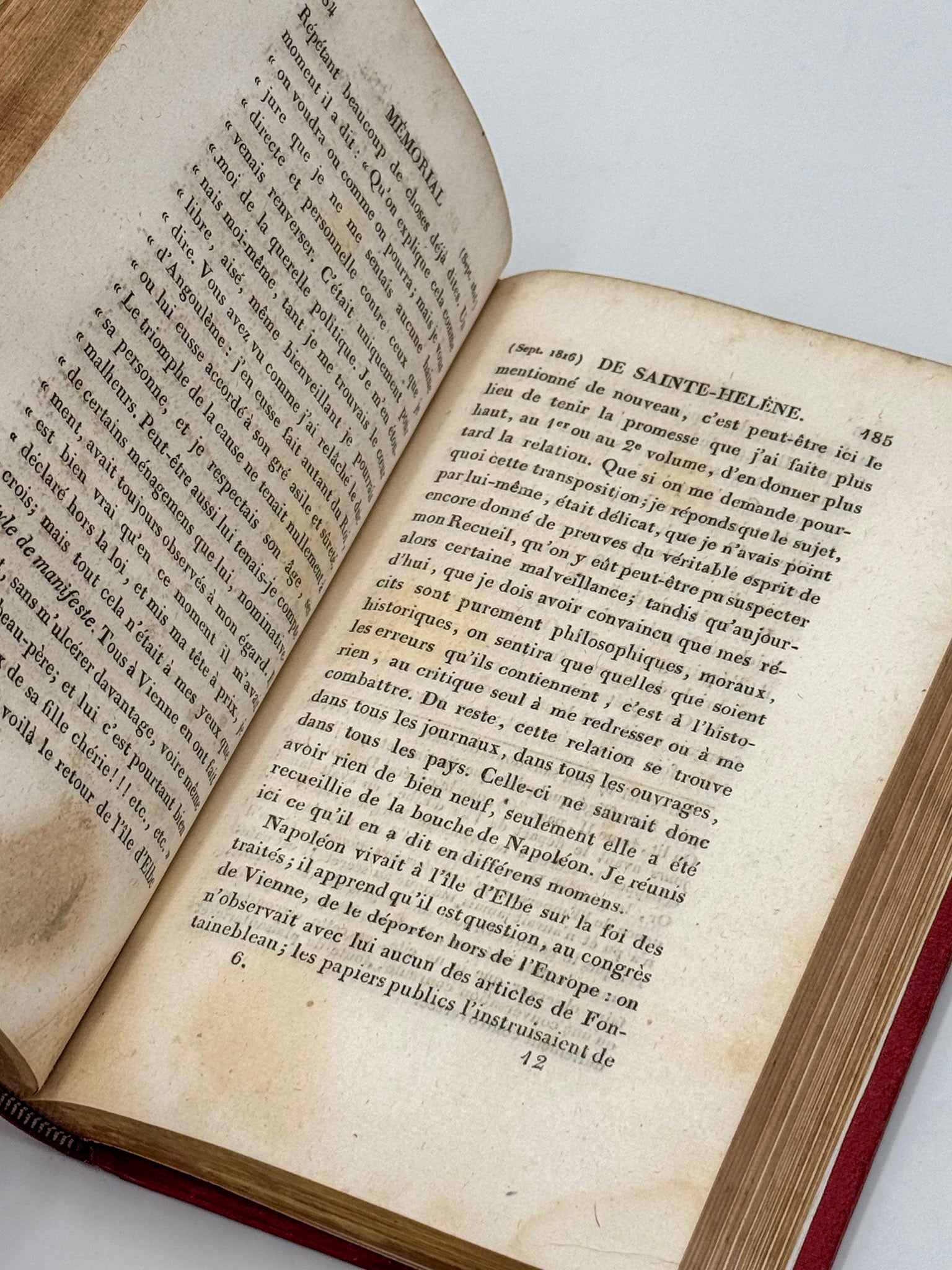 Mémorial de Sainte-Hélène, ou JOURNAL ou se trouve consigné, jour par jour, ce qu'a dit et fait NAPOLEON durant dix-huit mois.