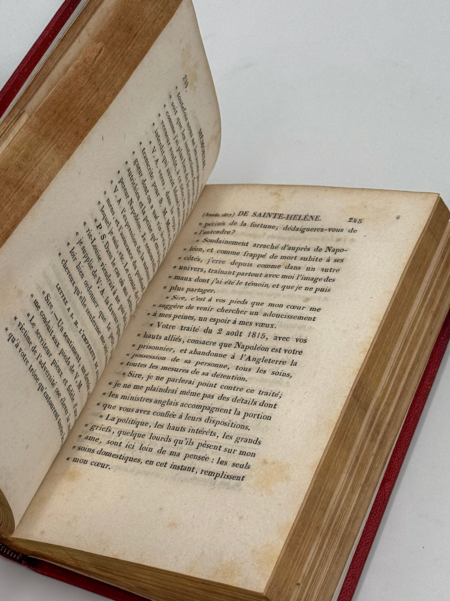 Mémorial de Sainte-Hélène, ou JOURNAL ou se trouve consigné, jour par jour, ce qu'a dit et fait NAPOLEON durant dix-huit mois.