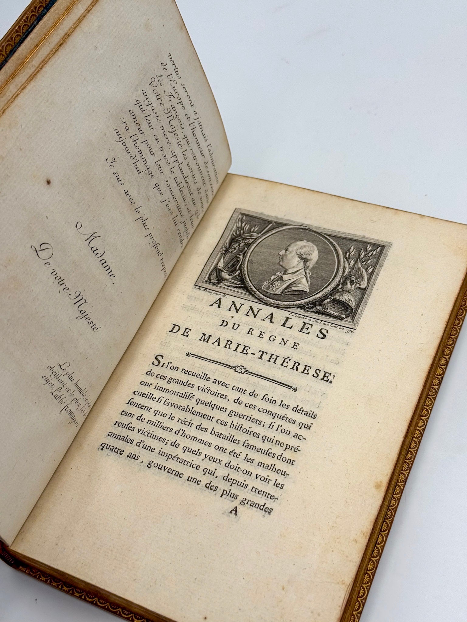 Annales du règne de Marie-Thérese, impératrice douairere, Reine de Hongrie de Bohême, Archiduchesse d'Autriche, &c. &c. &c. dédiée à la Reine