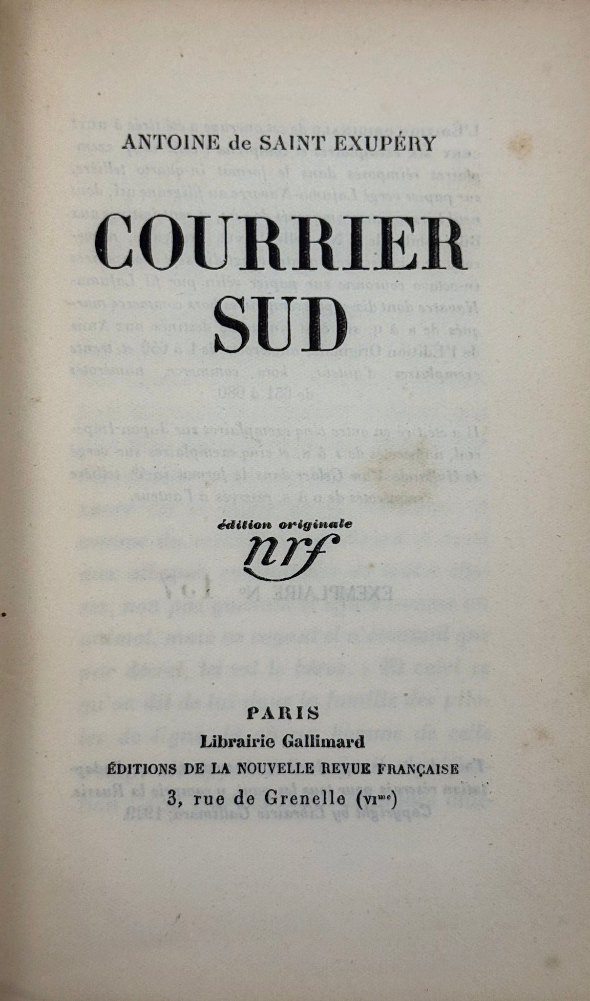 Courier du Sud