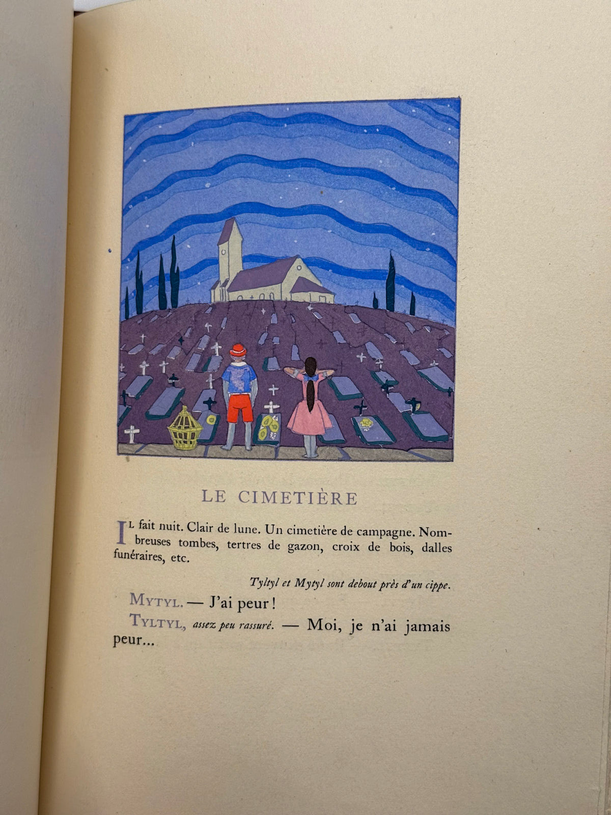 L'Oiseau Bleu. Féerie de Maurice Maeterlinck avec des aquarelles de Georges Lepape.