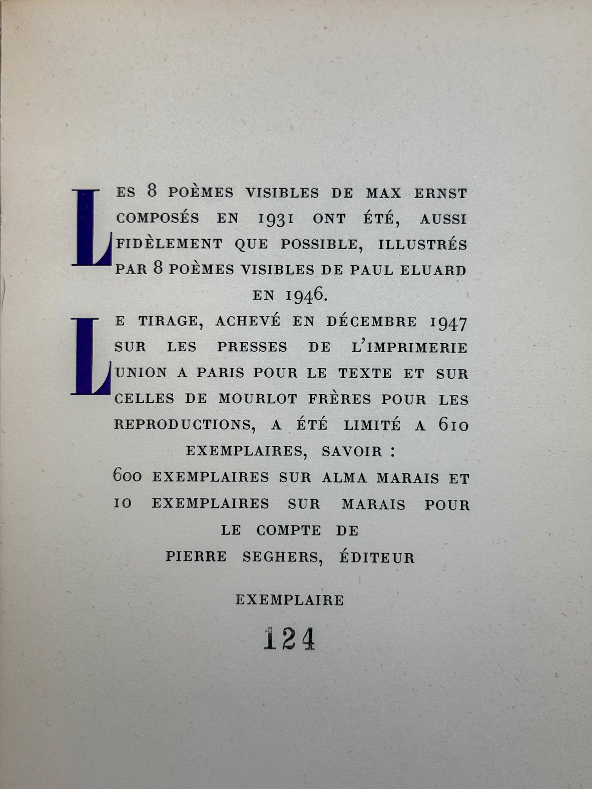 A l'intérieur de la vue. 8 poèmes