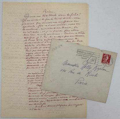 Autograph letter signed, Abel Gance