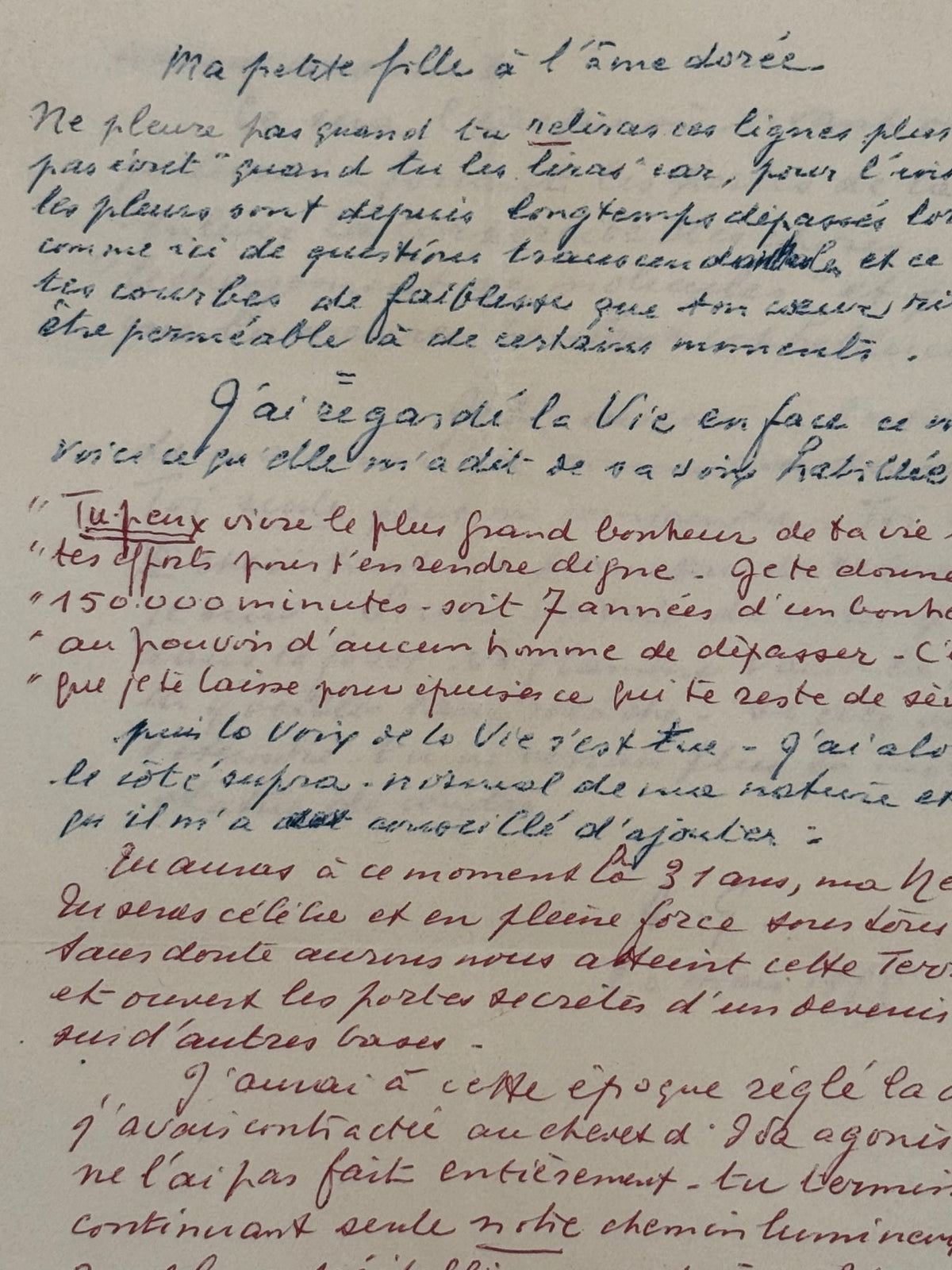 Lettre autographe signée, Abel Gance à Nelly Kaplan