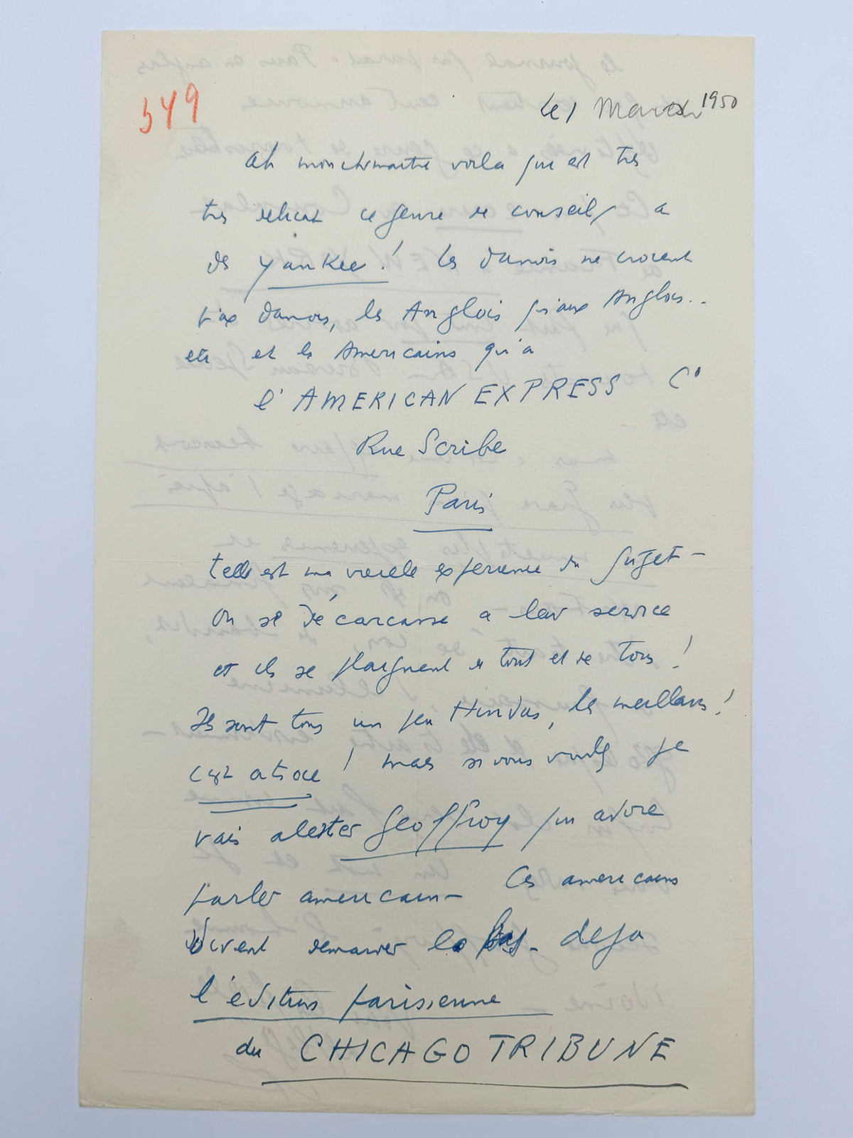 L.A.S. Louis-Ferdinand Céline à Thorvald Mikkelsen