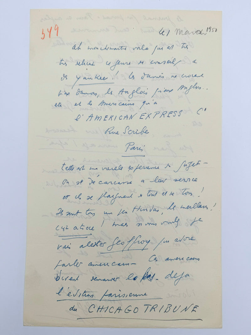 L.A.S. Louis-Ferdinand Céline à Thorvald Mikkelsen
