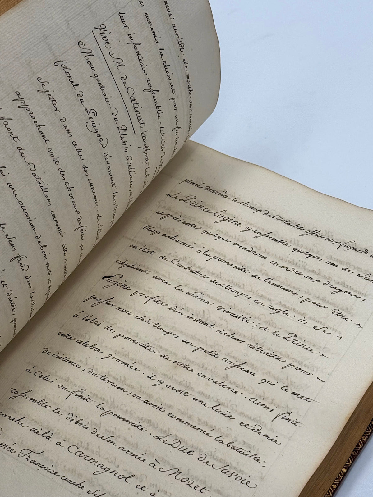 [MANUSCRIT] Vie de Nicolas de Catinat Maréchal de France.