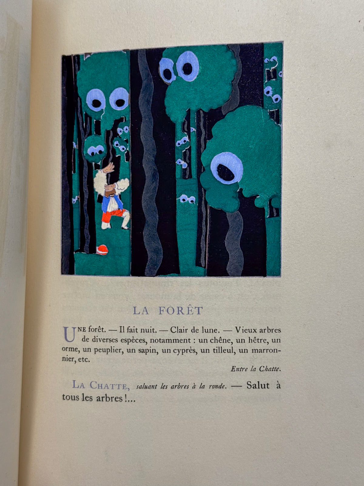 L'Oiseau Bleu. Féerie de Maurice Maeterlinck avec des aquarelles de Georges Lepape.