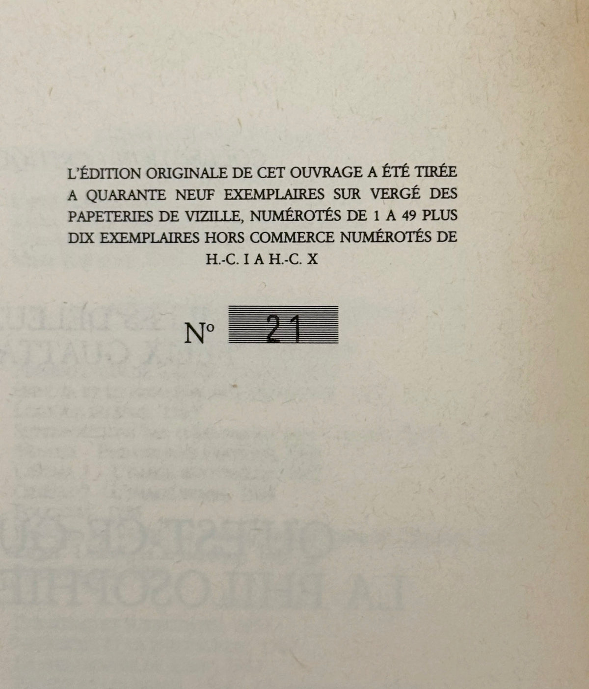 Qu'est-ce que la Philosophie ?