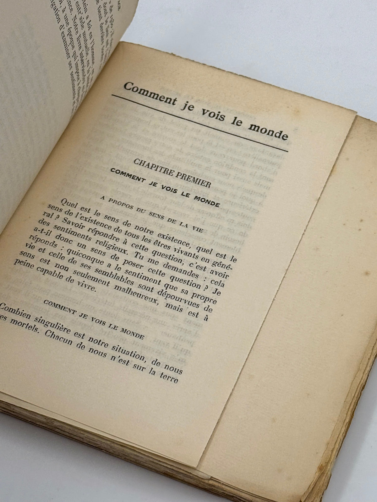 Comment je vois le monde [L'exemplaire de LACAN]