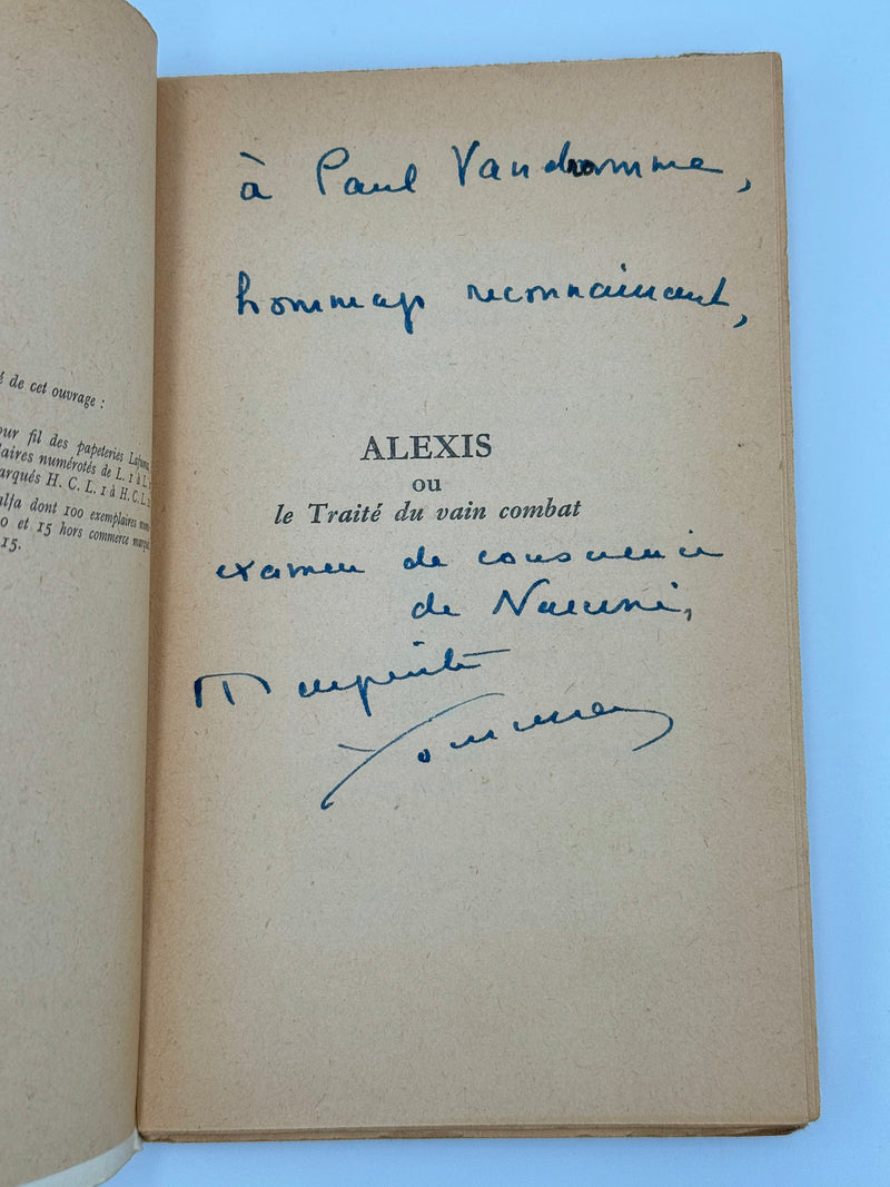 Alexis ou Le Traité du vain combat.