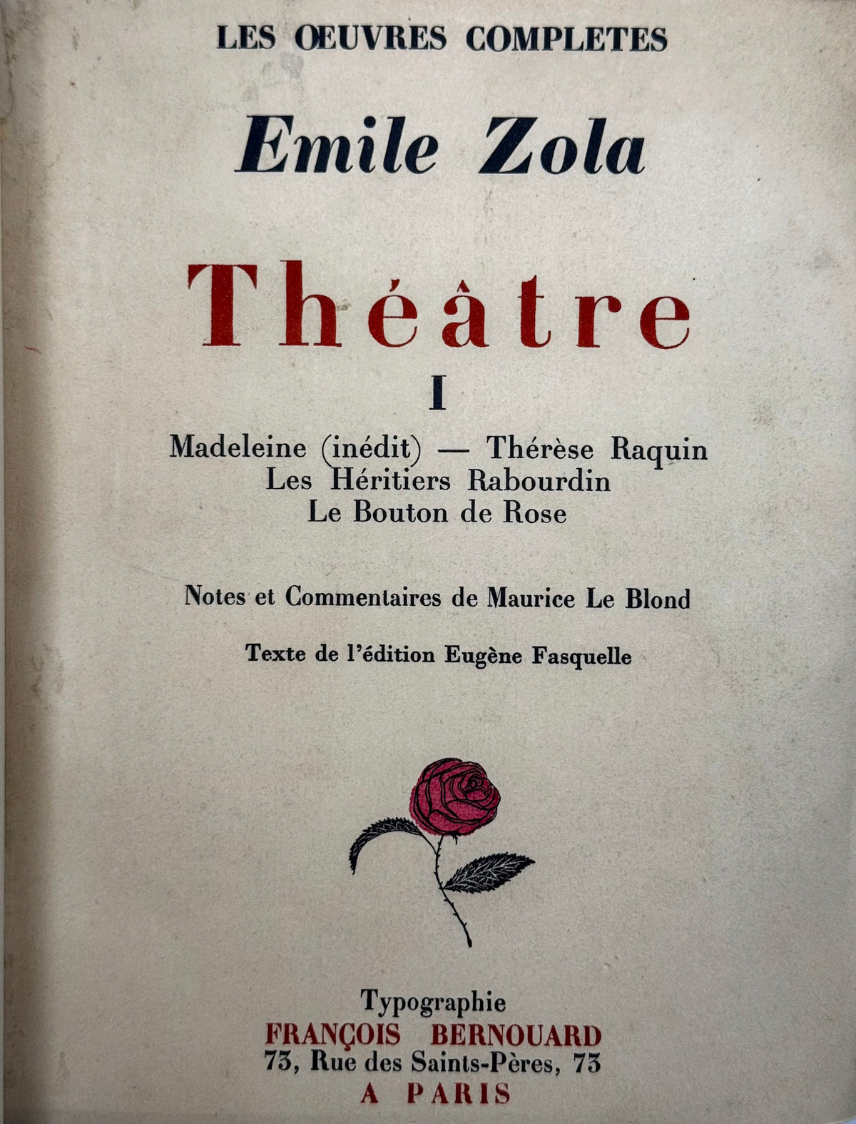 Théâtre I et II