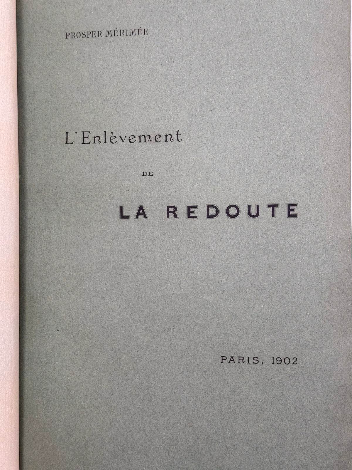 L'enlèvement de la Redoute
