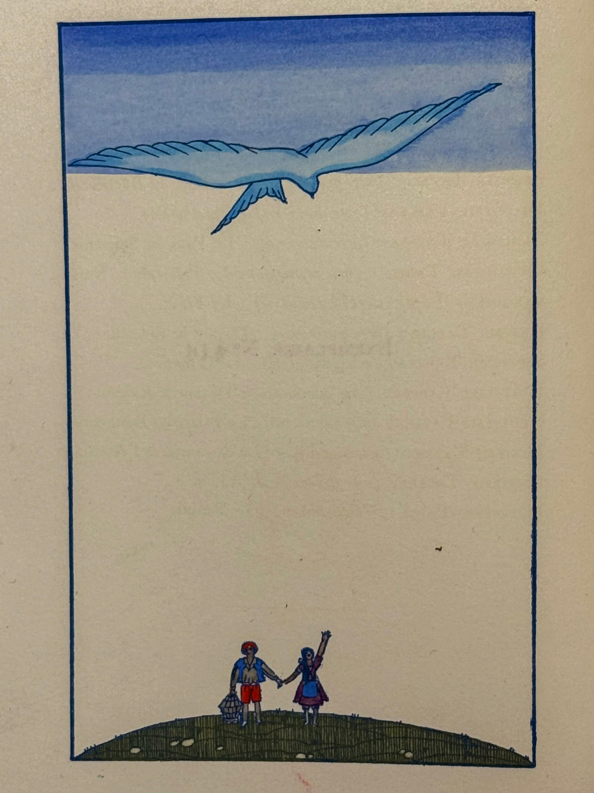 L'Oiseau Bleu. Féerie de Maurice Maeterlinck avec des aquarelles de Georges Lepape.