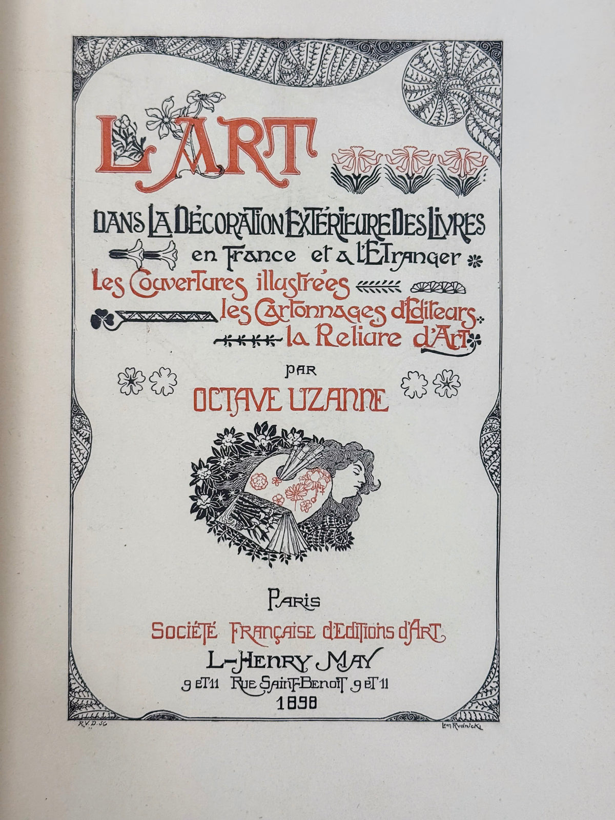 L'Art dans la décoration extérieure des Livres en France et à l'étranger