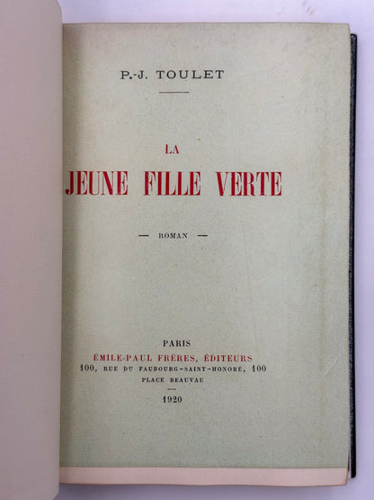 La jeune fille verte