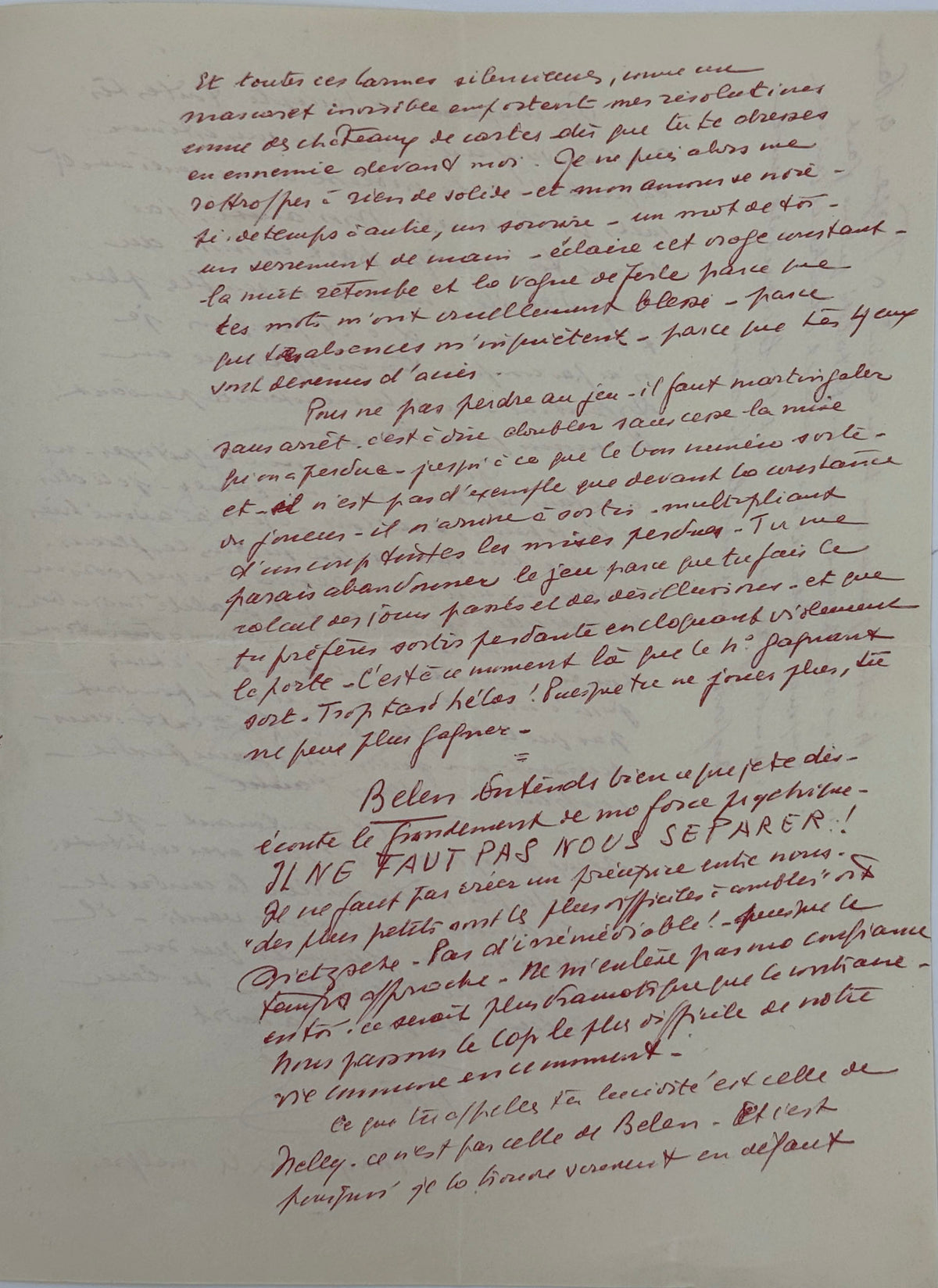 Lettre autographe signée, Abel Gance à Nelly Kaplan