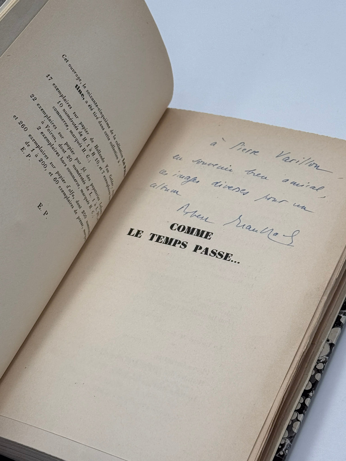 Comme le temps passe