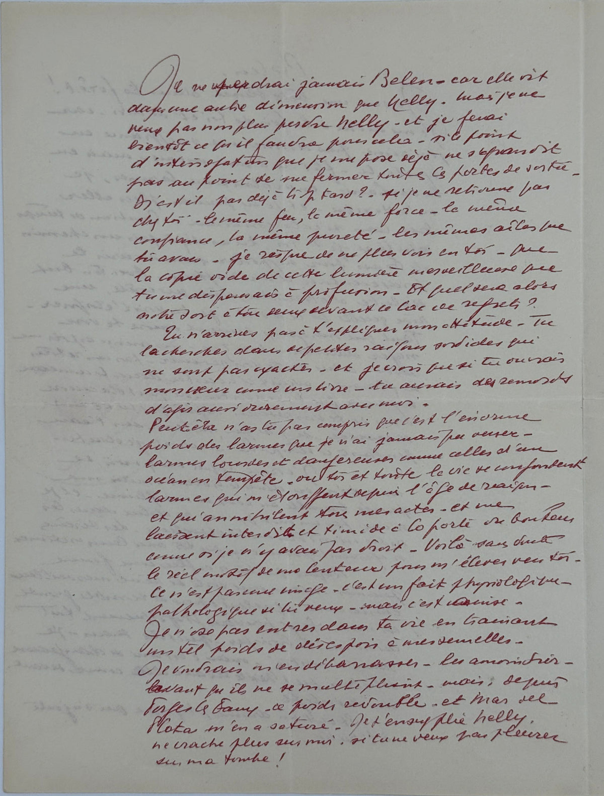 Lettre autographe signée, Abel Gance à Nelly Kaplan