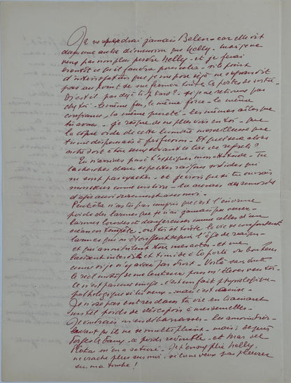 Autograph letter signed, Abel Gance