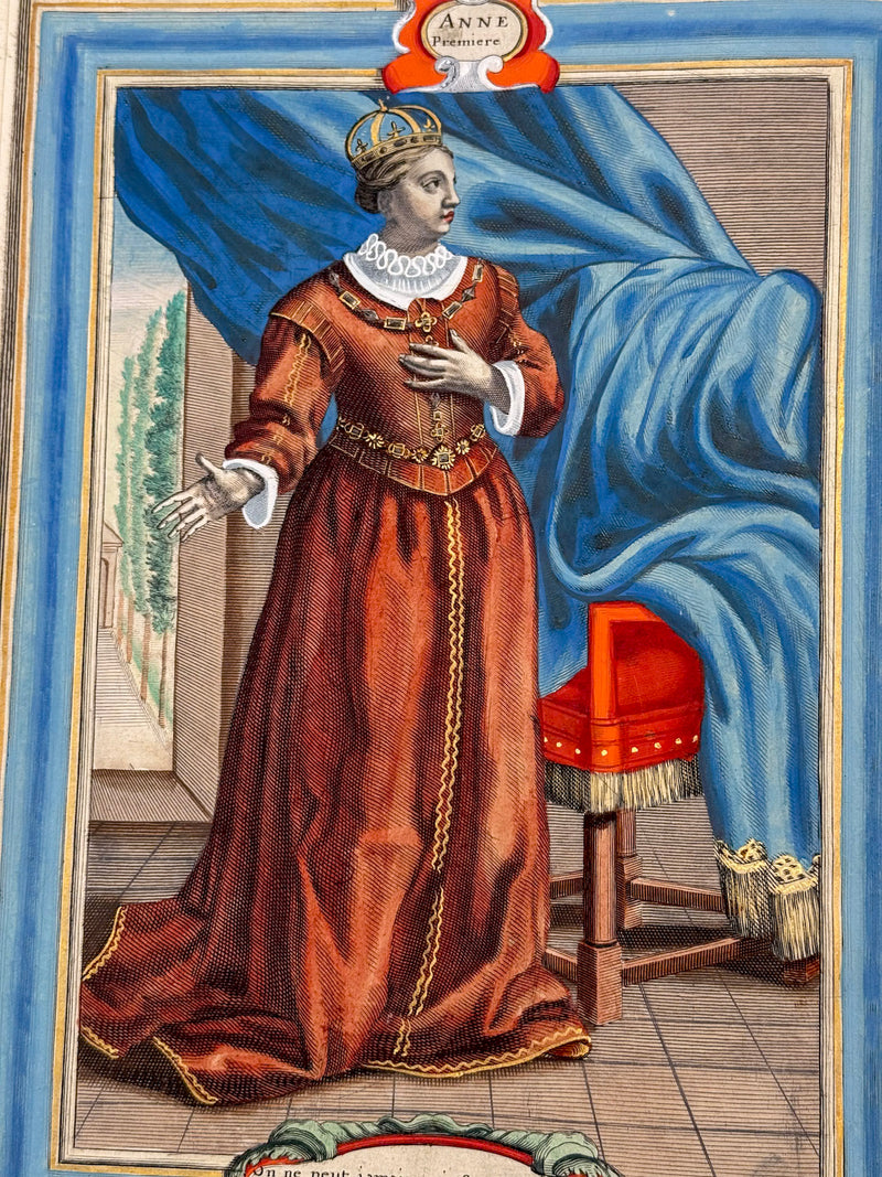 L'isthoire et les portraits des Imperatrices, des reynes, et des illustres princesses de l'augsute maison d'Austriche, qui ont porte le nom d'Anne.