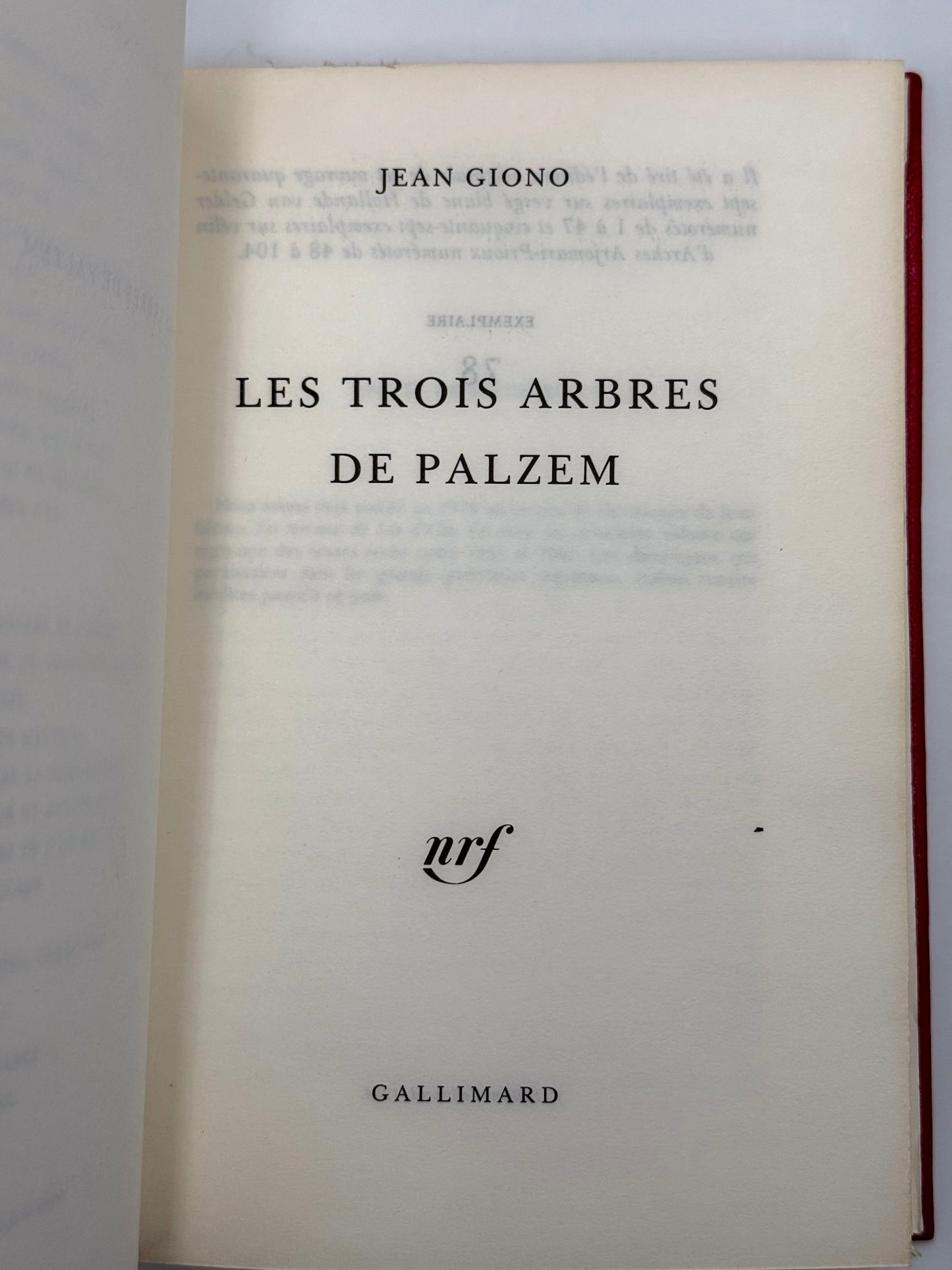 Les trois arbres de Palzem