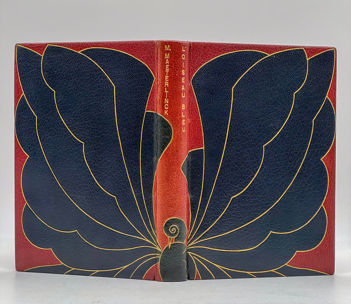 L'Oiseau Bleu. Féerie de Maurice Maeterlinck avec des aquarelles de Georges Lepape.