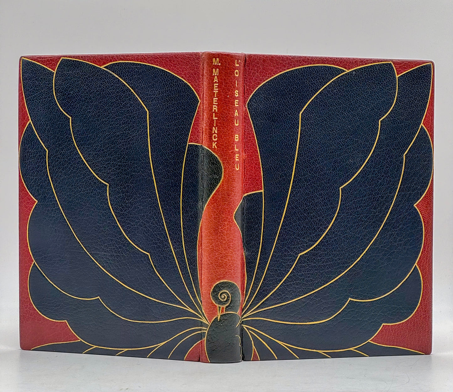 L'Oiseau Bleu. Féerie de Maurice Maeterlinck avec des aquarelles de Georges Lepape.
