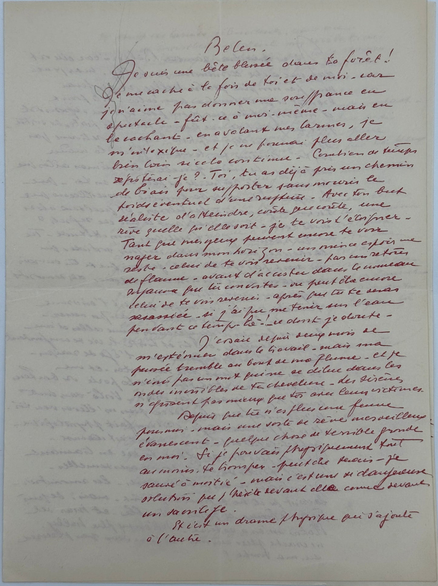 Autograph letter signed, Abel Gance