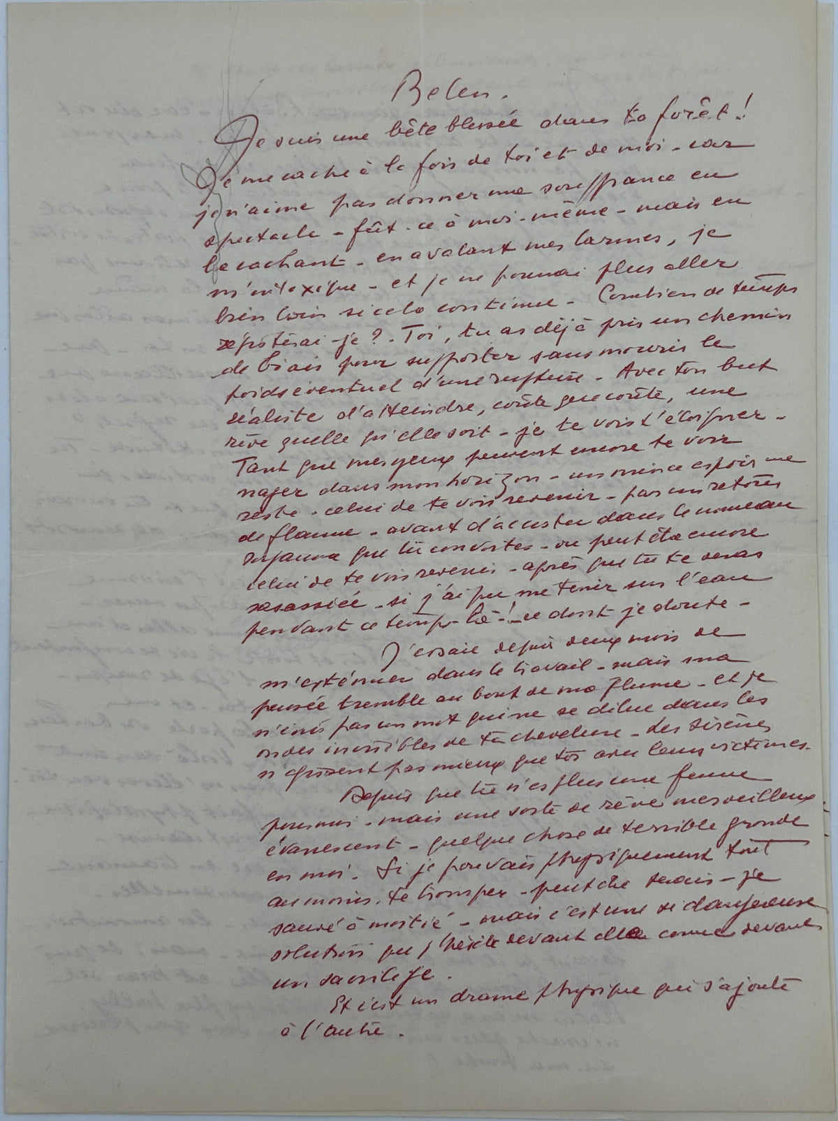 Lettre autographe signée, Abel Gance à Nelly Kaplan