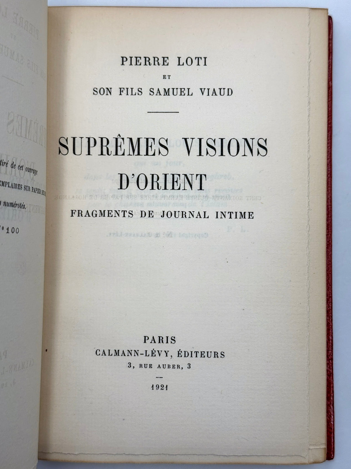 Suprêmes visions d'Orient