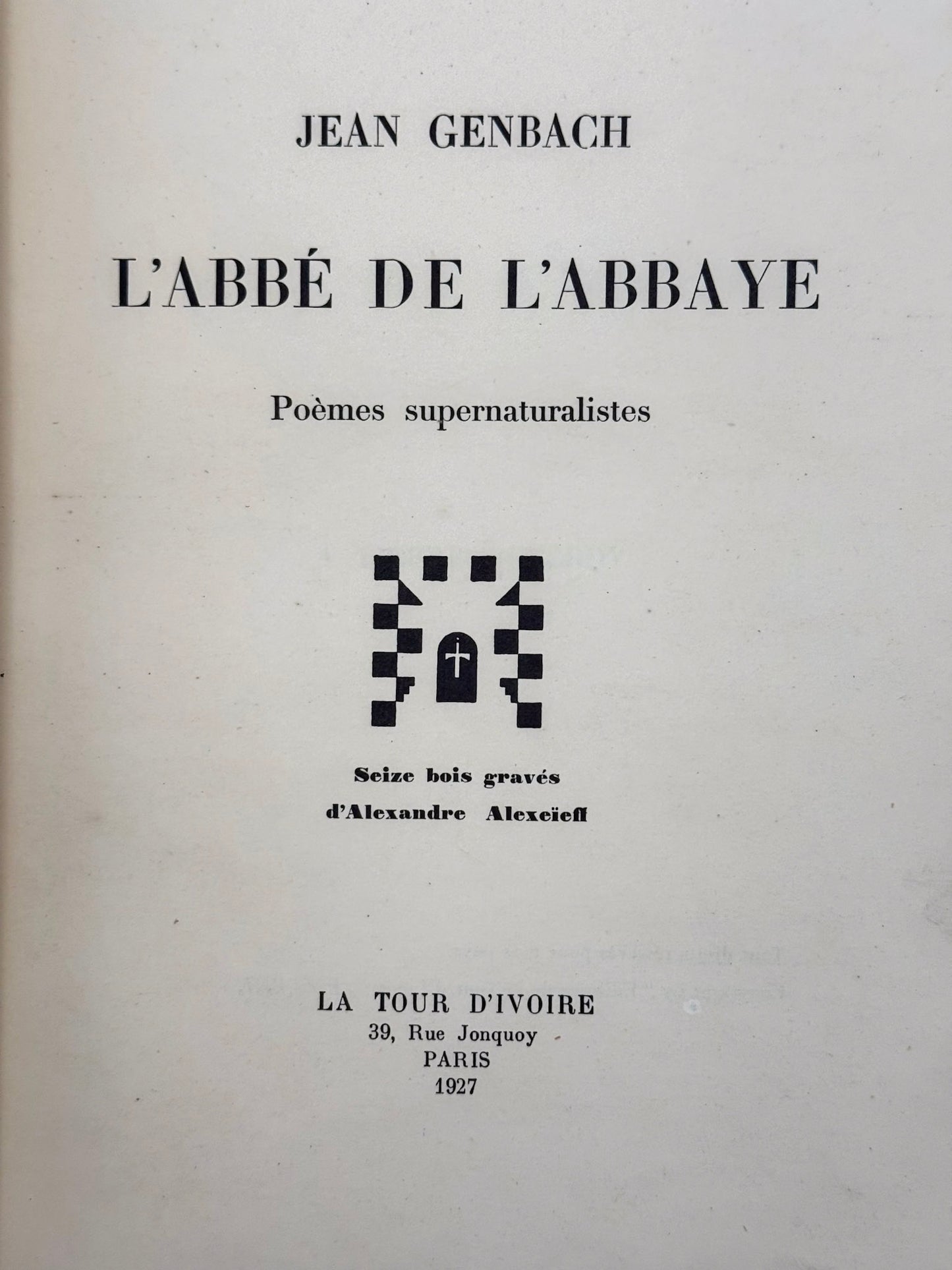L'abbée de l'Abbaye