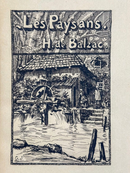 Les Paysans. Illustrations et eaux-fortes de Georges Jeanniot
