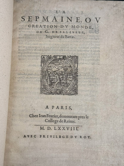 La Sepmaine, Ou Création du Monde