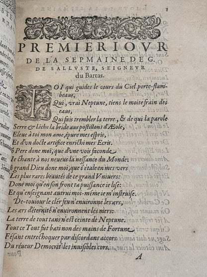 La Sepmaine, Ou Création du Monde