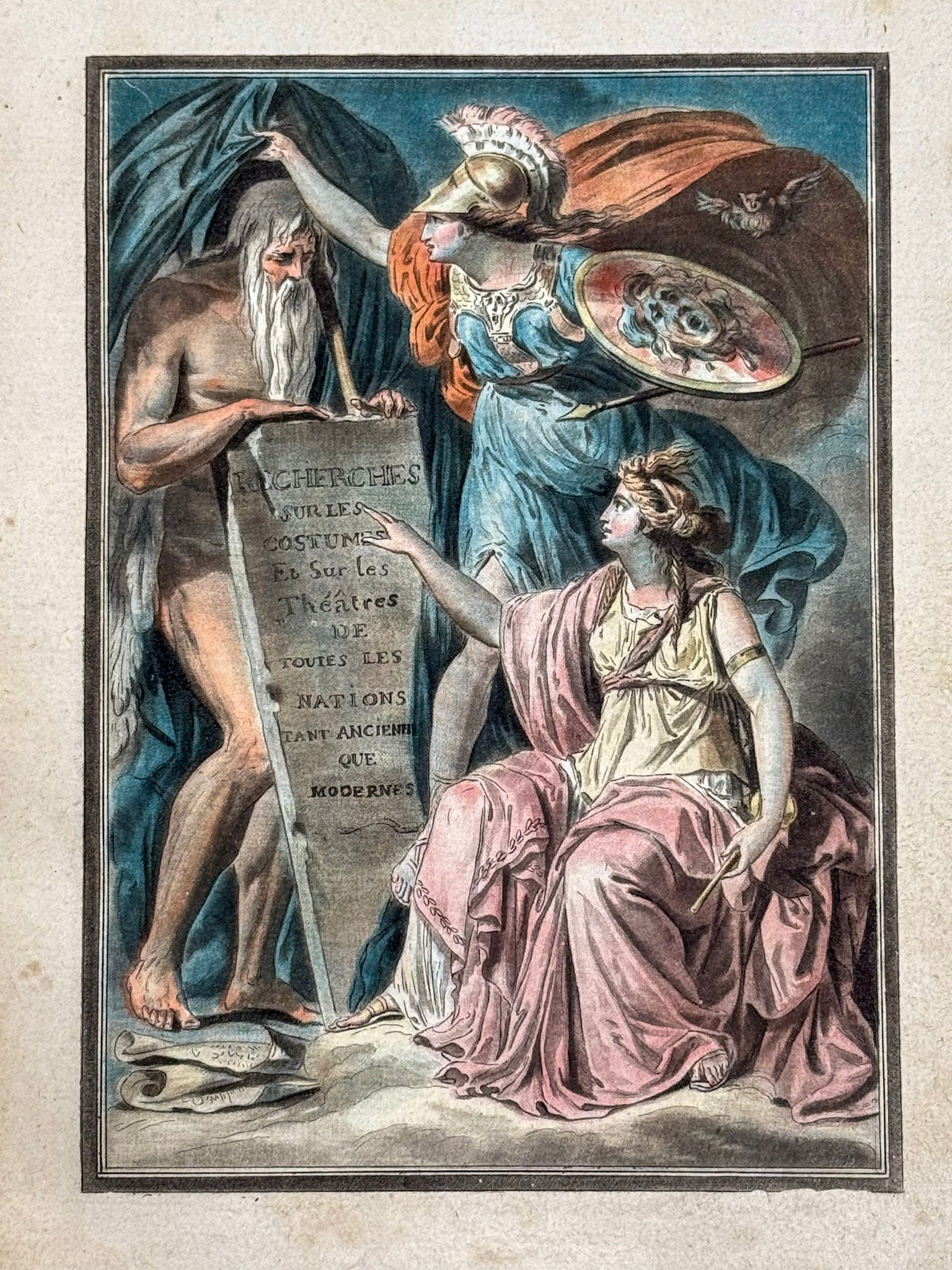Recherches sur les costumes et sur les théâtres de toutes les nations [...] et nécessaire à l’Éducation des Adolescens