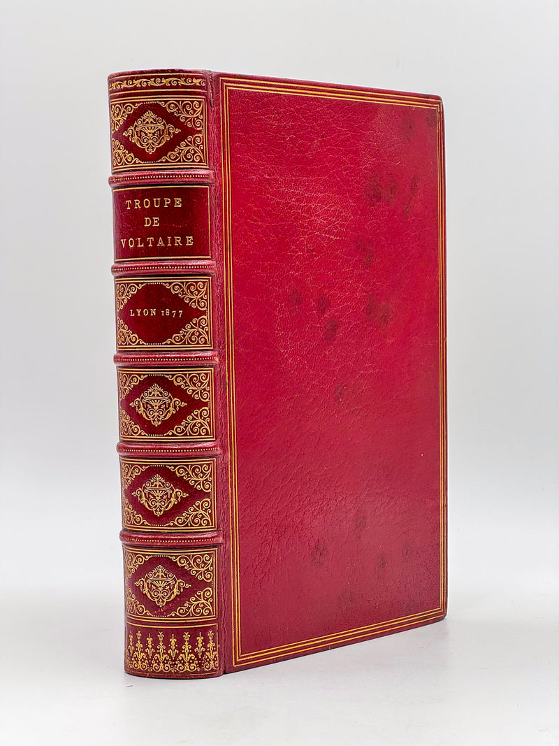 Galerie historique des comédiens fraçois de la troupe de Voltaire. Gravés à l'eau-forte, sur des documents authentiques par Henri Lefort.