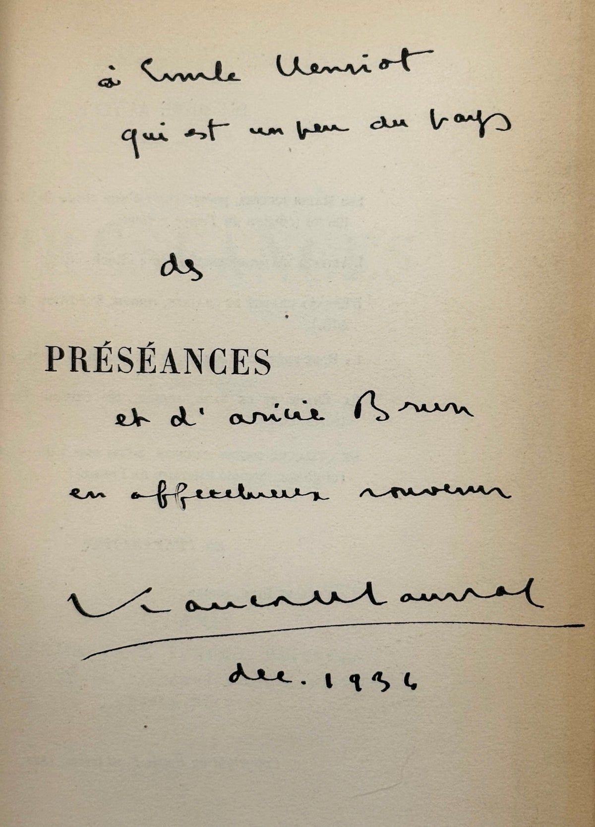 Préséances