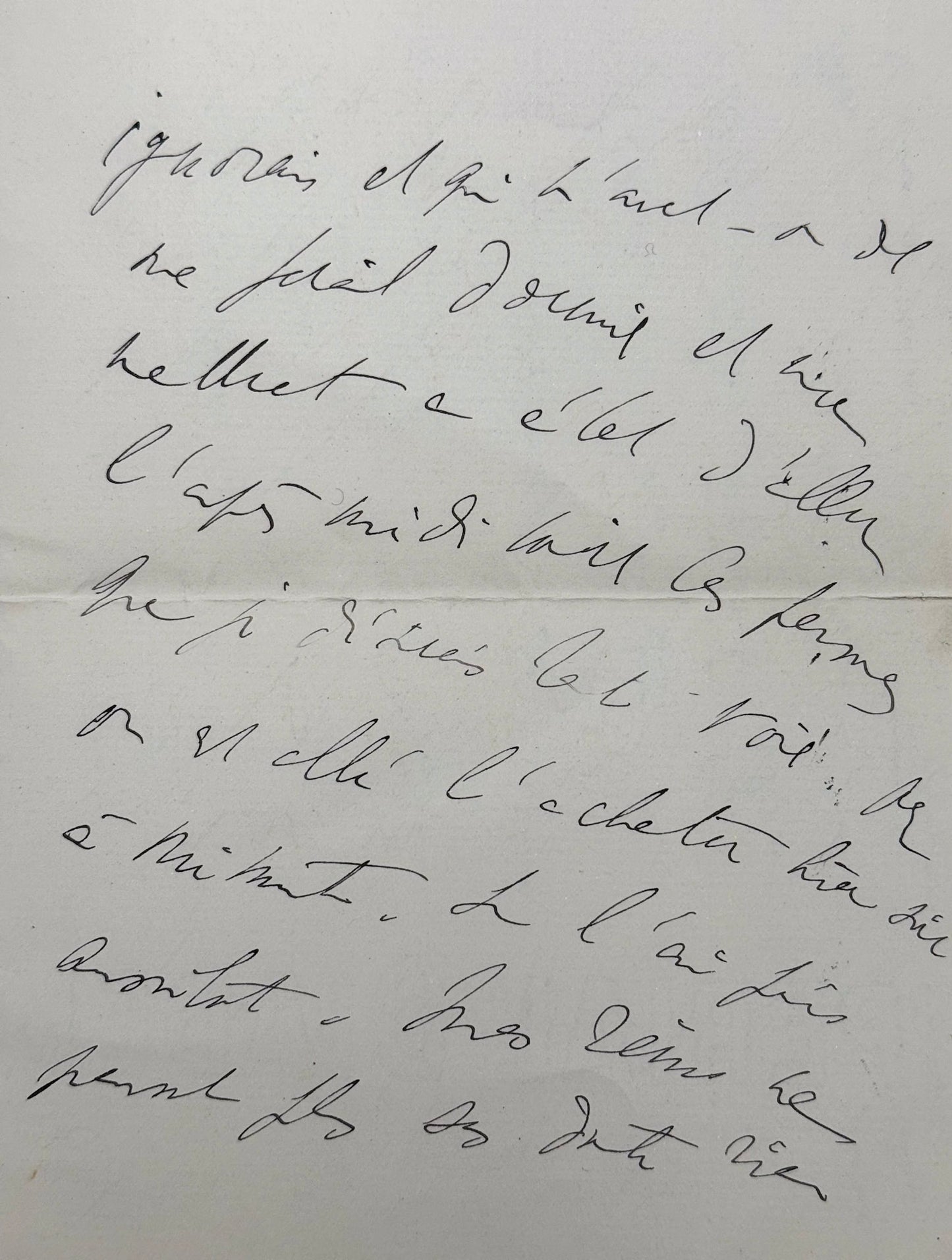 L.A.S. Proust à Madame Charles Nathan