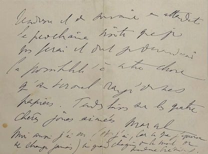 L.A.S. Proust à Madame Charles Nathan